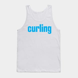 Curling Winter Sports Tank Top